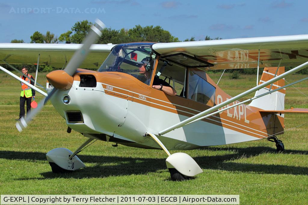 G-EXPL, 1996 Champion 7GCBC Explorer C/N 1220-96, 1996 American Champion Aircraft Corporation CHAMPION 7GCBC, c/n: 1220-96 at 2011 Family Fun Day
