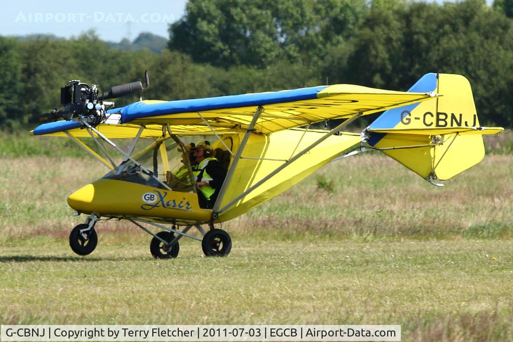 G-CBNJ, 2002 X'Air 582(II) C/N BMAA/HB/187, 2002 Slaughter Mk, Francis Jl And Hunt M X'AIR 582(11), c/n: BMAA/HB/187 arriving at 2011 Family Fun day