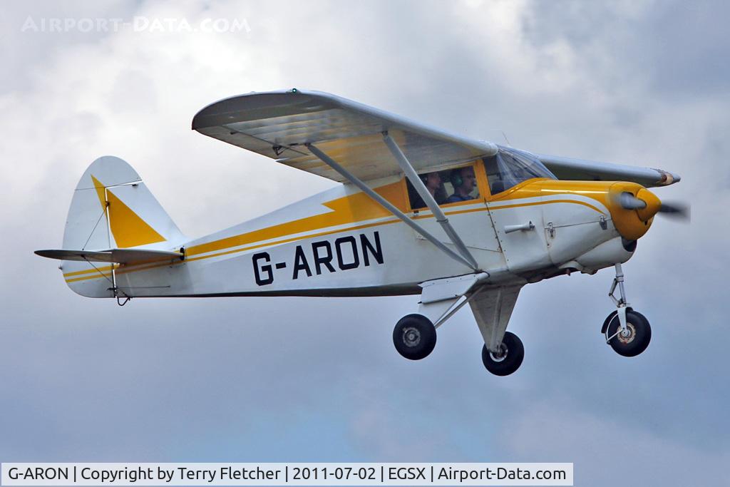 G-ARON, 1961 Piper PA-22-108 Colt Colt C/N 22-8822, 1961 Piper PA-22-108, c/n: 22-8822 at North Weald