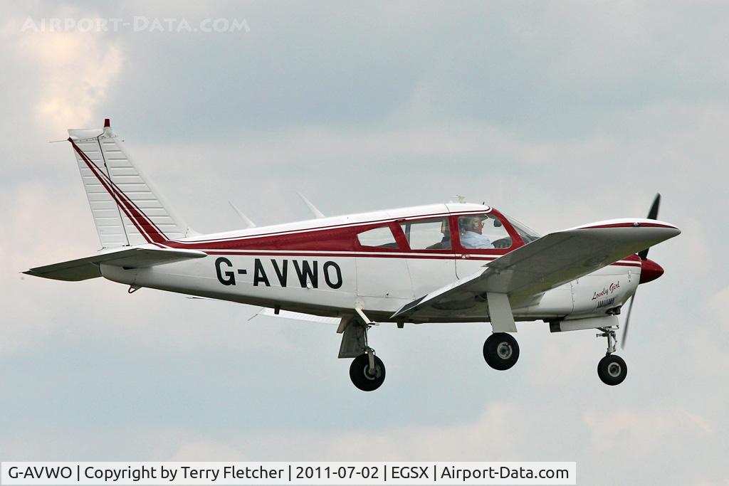 G-AVWO, 1967 Piper PA-28R-180 Cherokee Arrow C/N 28R-30205, 1967 Piper PA-28R-180, c/n: 28R-30205 at North Weald
