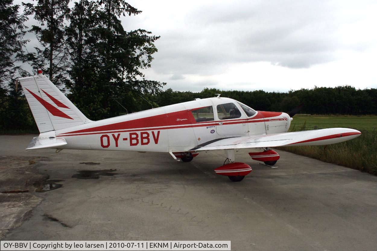 OY-BBV, 1967 Piper PA-28-140 Cherokee Cruiser C/N 28-22977, OY-BBV on Mors aerodrom EKNM 11.7.10