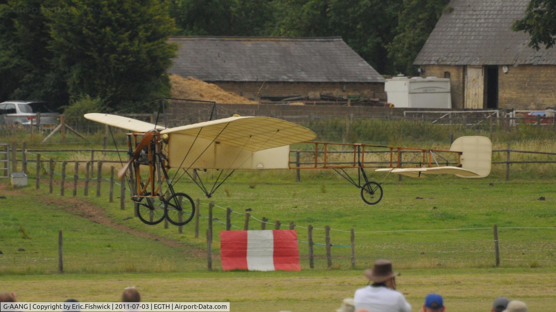 G-AANG, 1911 Bleriot Type XI C/N 14, 43. G-AANG at Shuttleworth Military Pagent Air Display, July 2011