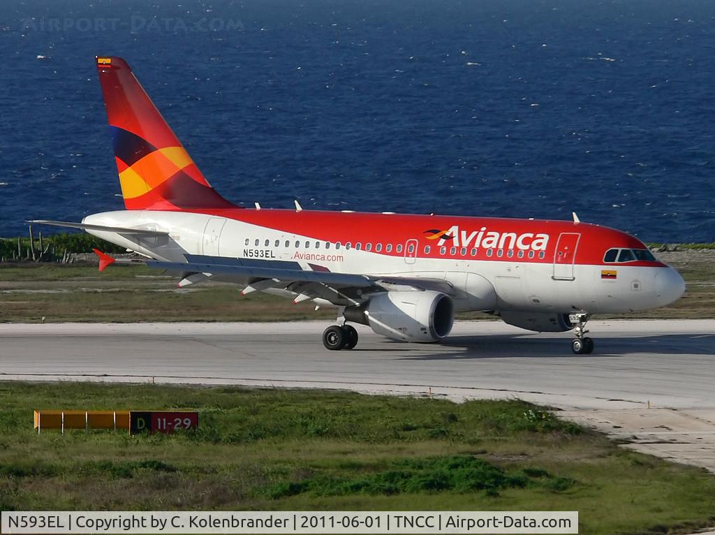 N593EL, 2004 Airbus A318-111 C/N 2367, Avianca