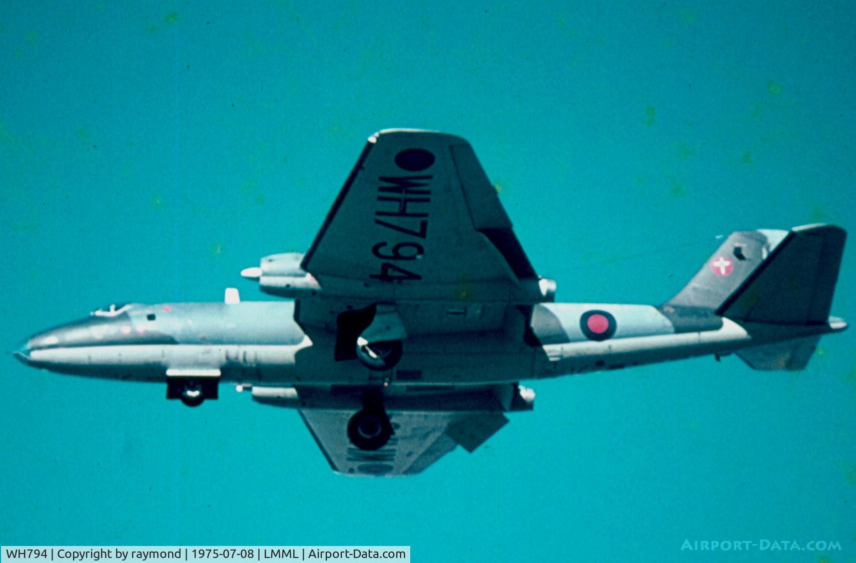 WH794, English Electric Canberra PR.7 C/N 71147, Canberra PR7 WH794 13Sqd RAF Luqa Malta