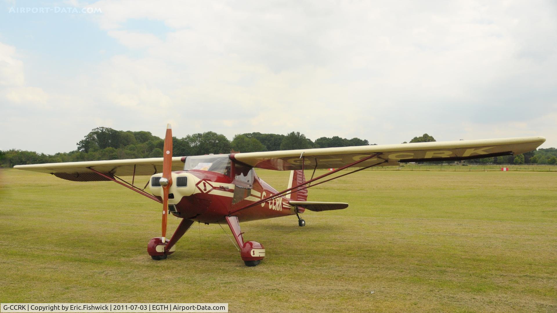 G-CCRK, 1946 Luscombe 8A C/N 3186, G-CCRK at Shuttleworth Military Pagent Air Display, July 2011