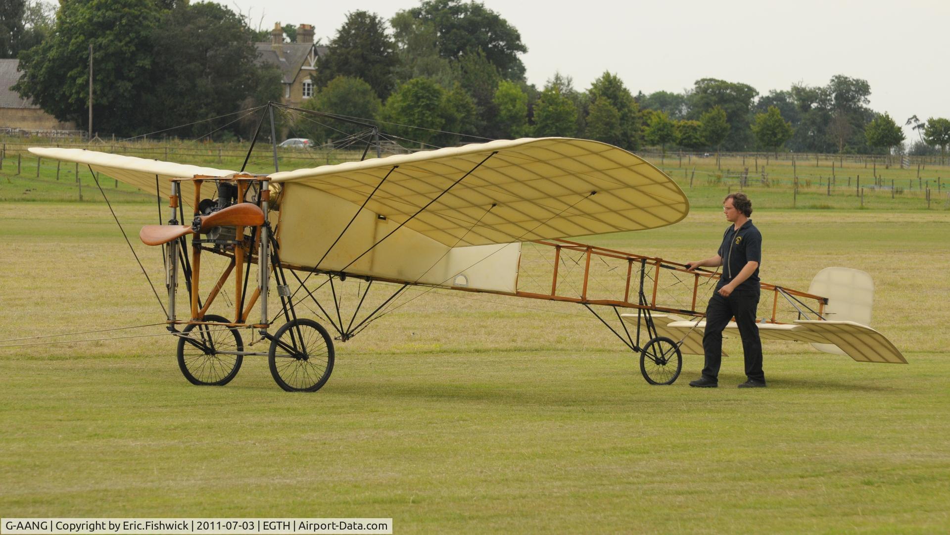 G-AANG, 1911 Bleriot Type XI C/N 14, 5. G-AANG at Shuttleworth Military Pagent Air Display, July 2011