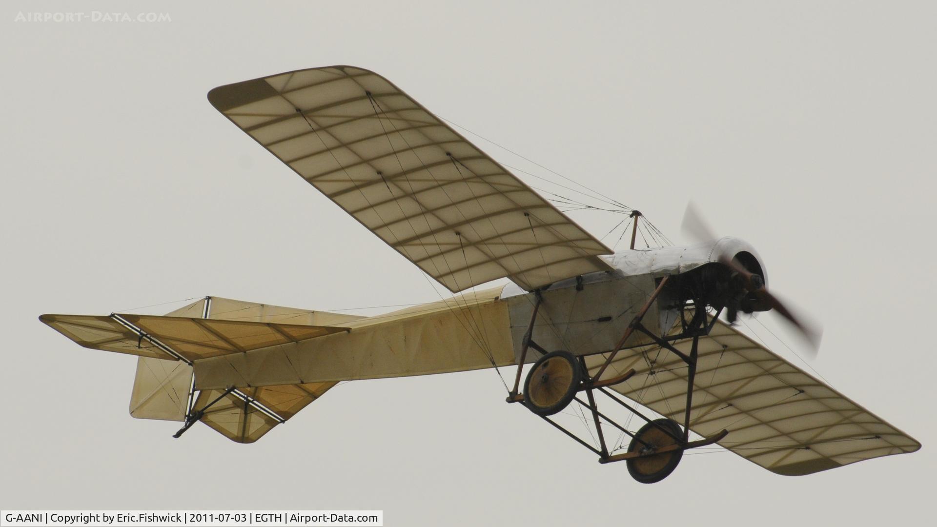 G-AANI, 1912 Blackburn Monoplane C/N 9, 44. G-AANI at Shuttleworth Military Pagent Air Display, July 2011