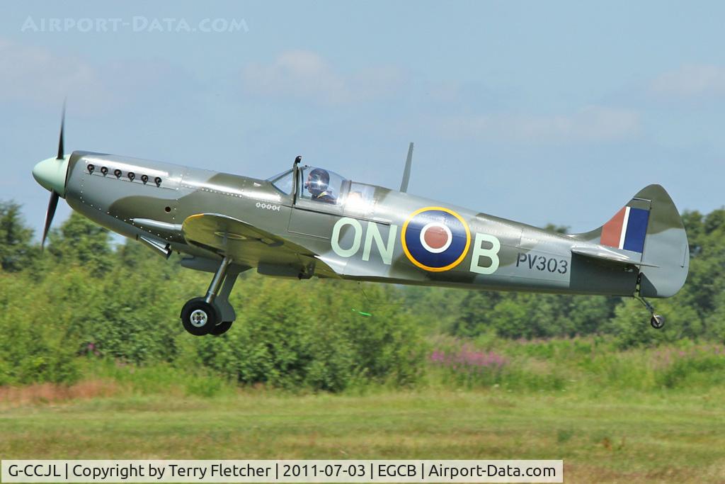 G-CCJL, 2007 Supermarine Aircraft Spitfire Mk.26 C/N PFA 324-14053, Replica 2007 Supermarine Spitfire Mk26, c/n: PFA 324-14053 at 2011 Family Fun Day