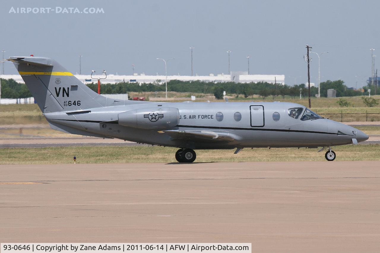 93-0646, 1993 Beechcraft T-1A Jayhawk C/N TT-103, At Alliance Airport - Fort Worth, TX
