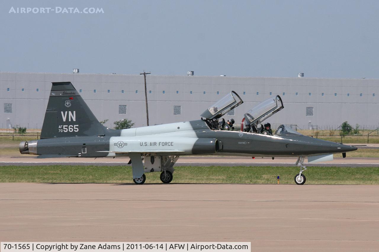 70-1565, 1970 Northrop T-38C Talon C/N T.6255, At Alliance Airport - Fort Worth, TX