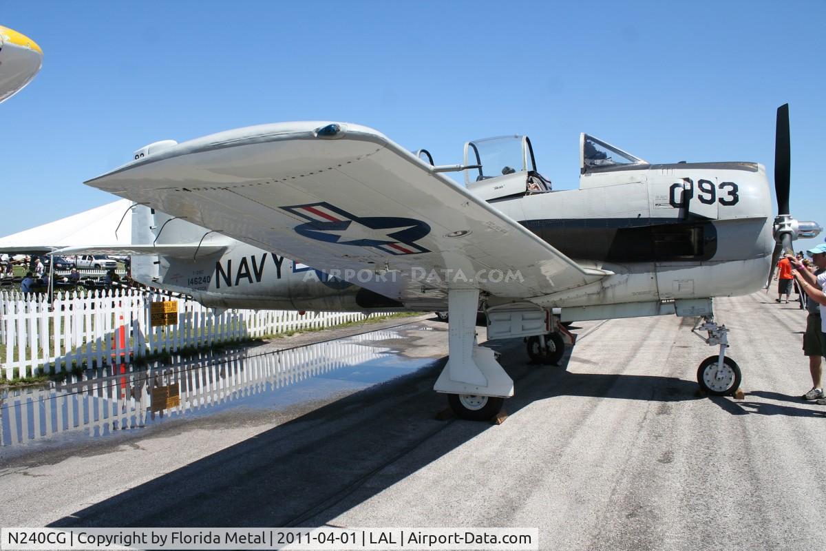 N240CG, North American T-28C Trojan C/N 252-3 (146240), T-28C