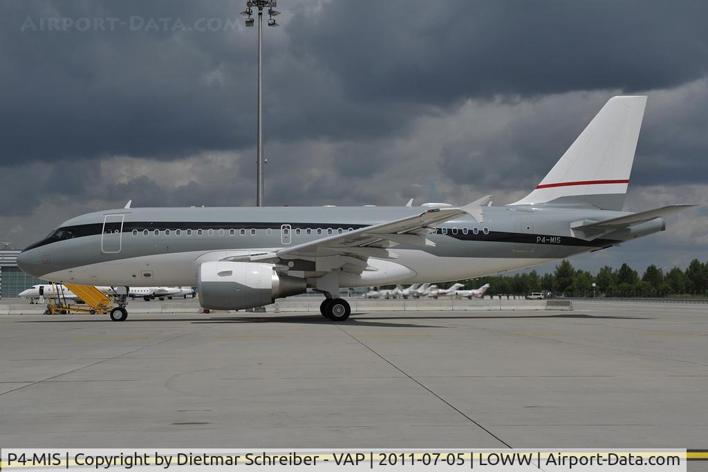 P4-MIS, 2007 Airbus ACJ319 (A319-115/CJ) C/N 3133, Globaljet Luxembourg Airbus 319