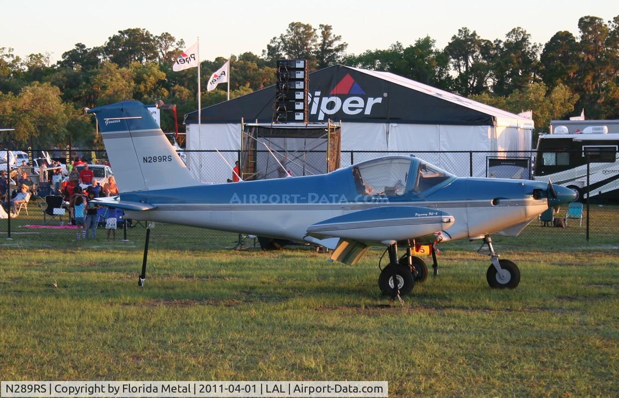 N289RS, 1997 Pazmany PL-2 C/N 089, Pazmany PL-2