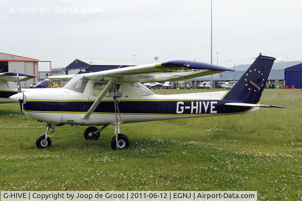 G-HIVE, 1975 Reims F150M C/N 1186, at the Humberside flightline