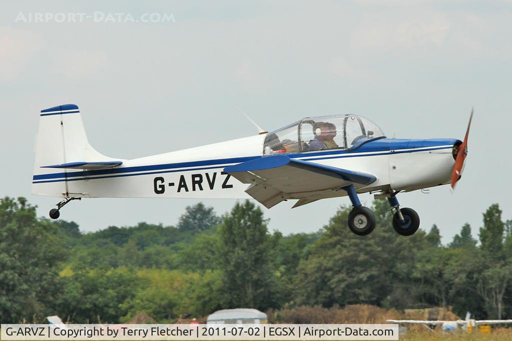 G-ARVZ, 1962 Rollason Druine D-62B Condor C/N RAE/606, 1962 Rollason Aircraft And Engines Ltd DRUINE D.62B CONDOR, c/n: RAE/606 at North Weald