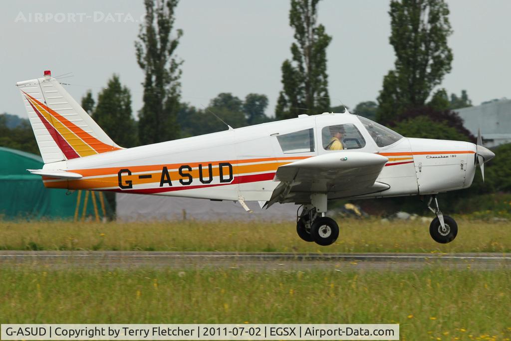 G-ASUD, 1964 Piper PA-28-180 Cherokee C/N 28-1654, 1964 Piper PA-28-180, c/n: 28-1654 at North Weald