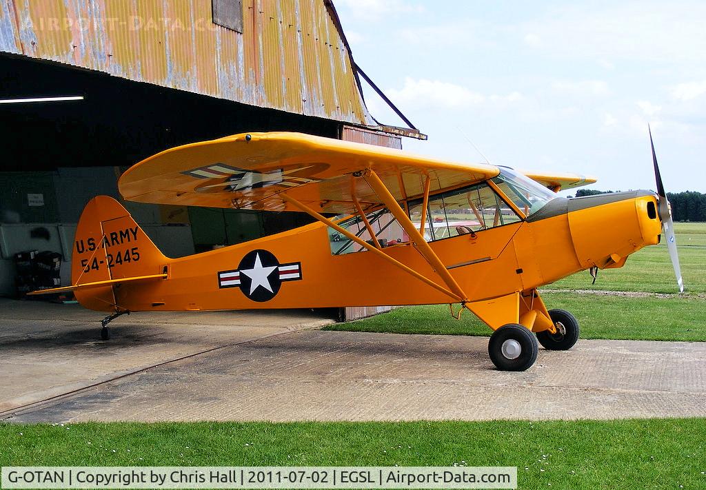 G-OTAN, 1954 Piper L-21B Super Cub (PA-18-135) C/N 18-3845, in US Army markings and wearing the serial 54-2445