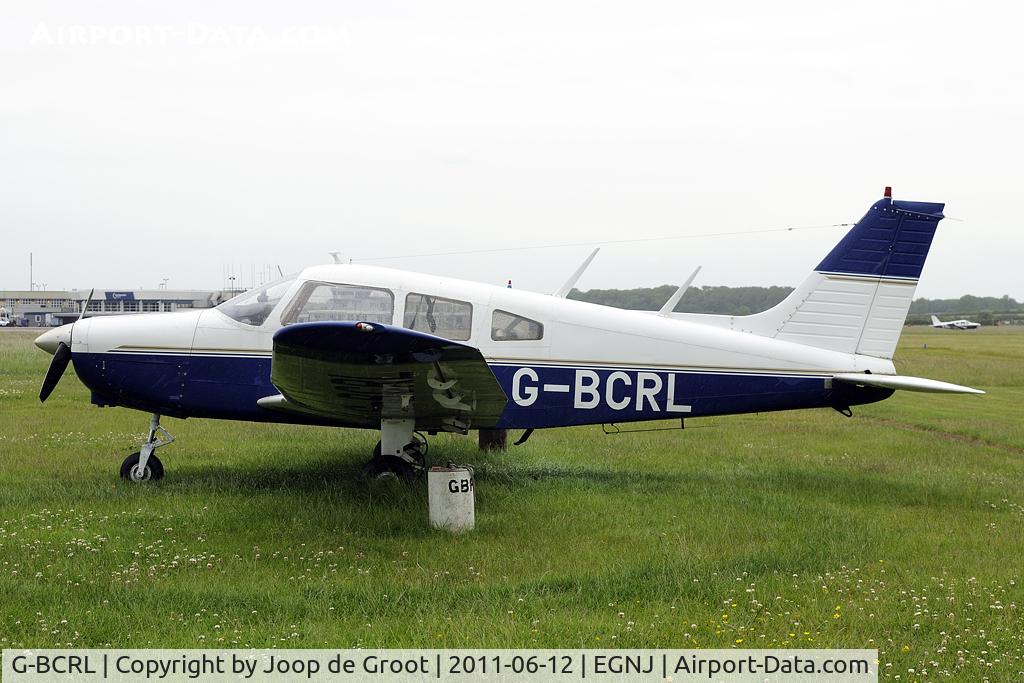 G-BCRL, 1974 Piper PA-28-151 Cherokee Warrior C/N 28-7415689, Another PA-28 at Humberside