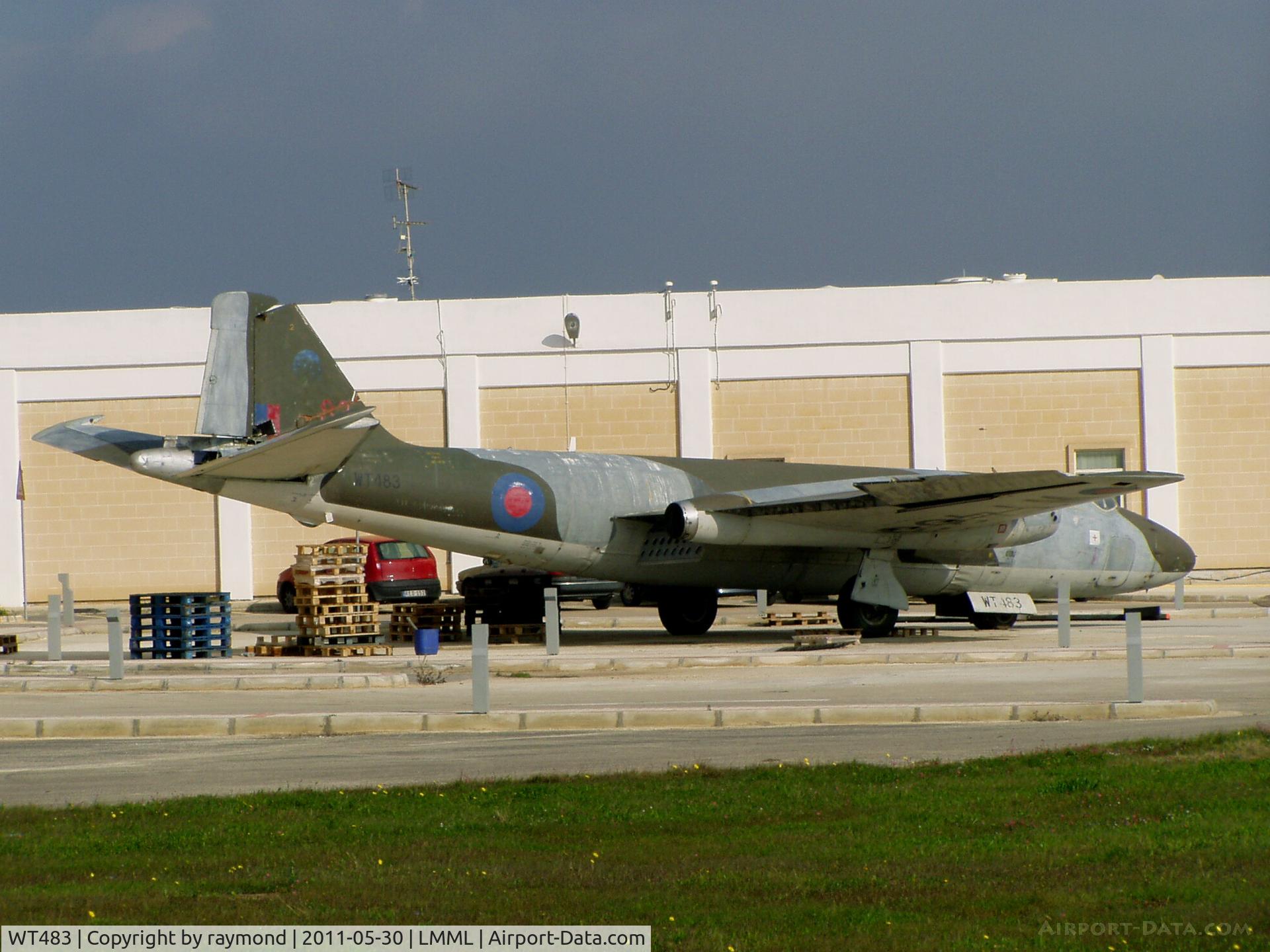 WT483, 1955 English Electric Canberra T.4 C/N EEP71438, Canberra T4 WT483 RAF was brought to Malta mostly in parts and assembled by enthusiasts. The aircraft will be handed to Malta Aviation Museum for exhibition purposes.