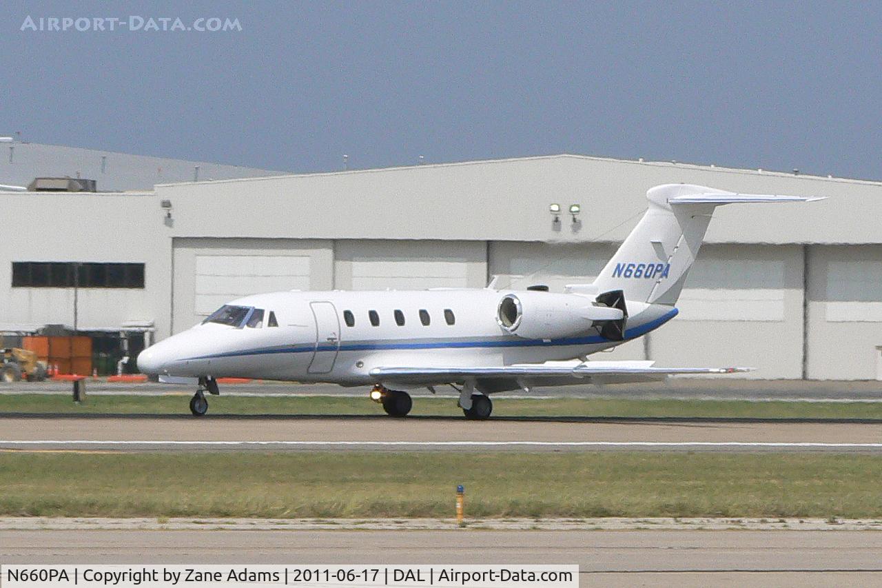 N660PA, 1993 Cessna 650 Citation C/N 650-0230, Landing at Dallas Love Field