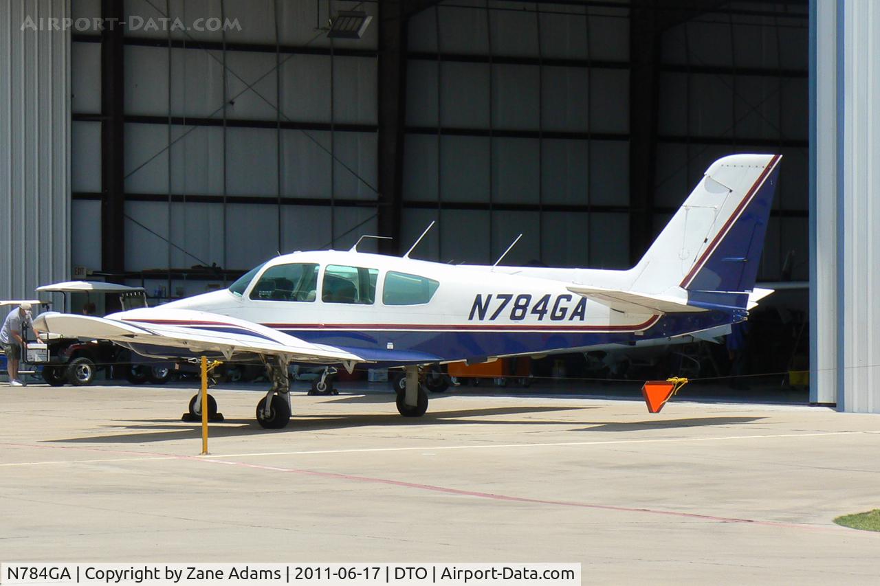 N784GA, Grumman American GA-7 Cougar C/N GA7-0071, Fairly rare Grumman Cougar at Denton Municipal