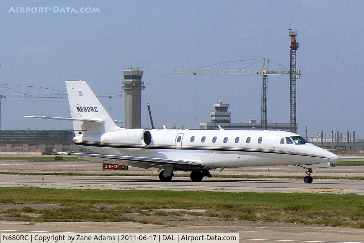 N680RC, 2008 Cessna 680 Citation Sovereign C/N 680-0192, At Dallas Love Field