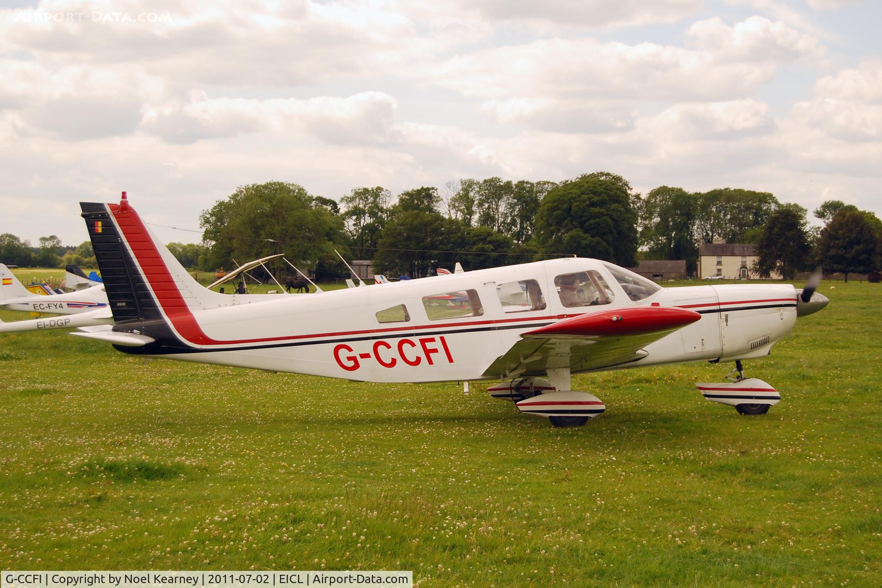 G-CCFI, 1974 Piper PA-32-260 Cherokee Six Cherokee Six C/N 32-7400002, Attending the Clonbullogue Fly-in July 2011