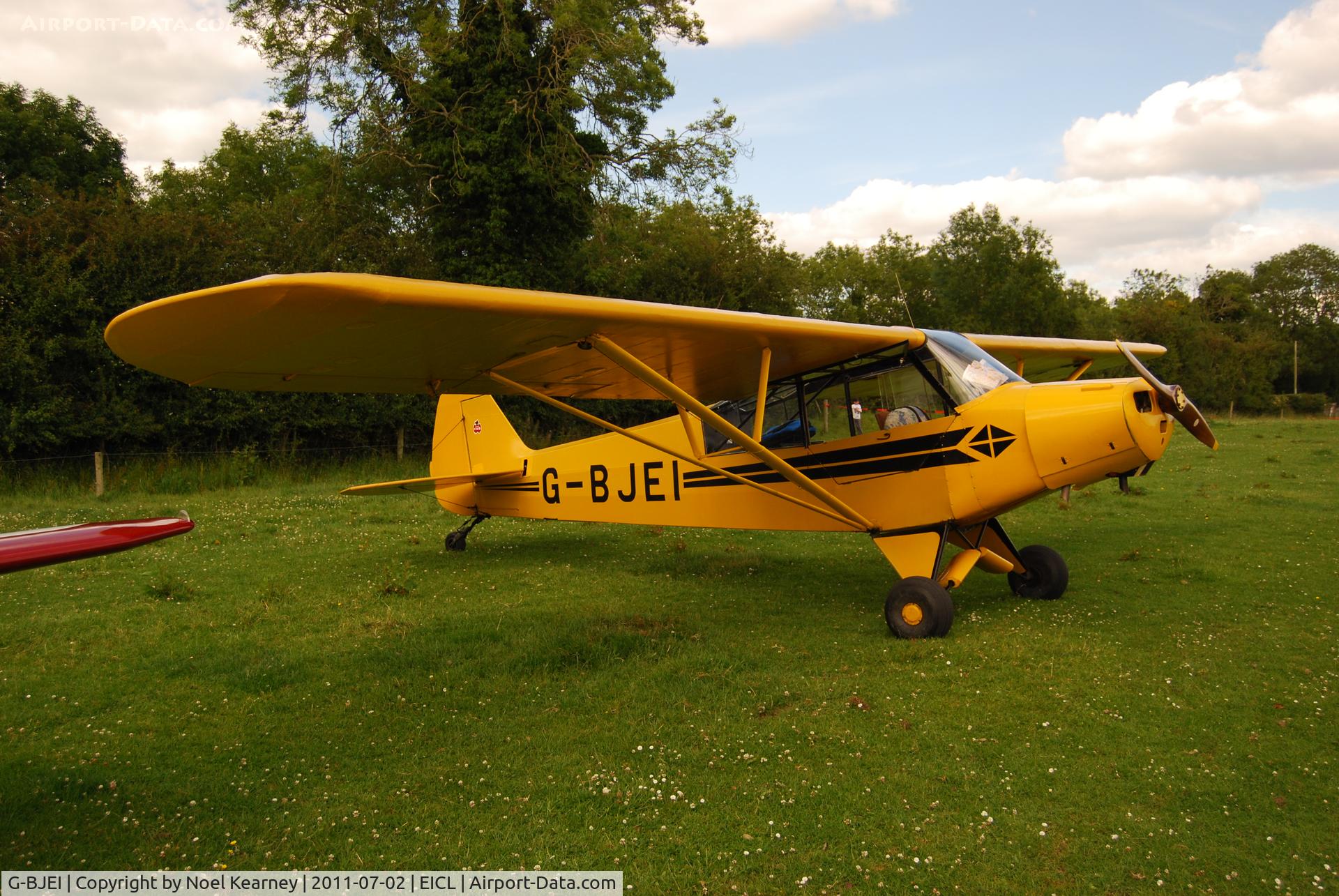 G-BJEI, 1952 Piper L-18C Super Cub C/N 18-1988, Attending the Clonbullogue Fly-in July 2011