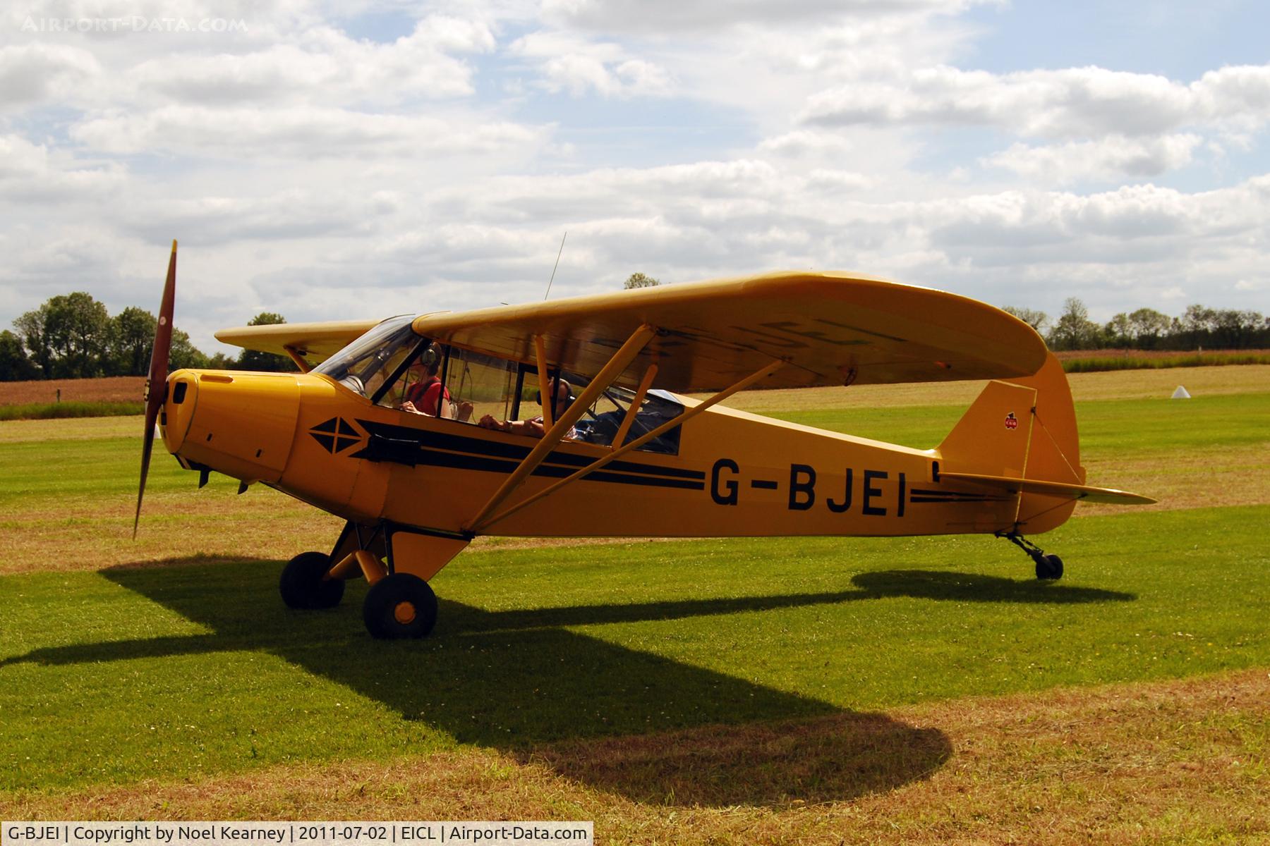 G-BJEI, 1952 Piper L-18C Super Cub C/N 18-1988, Attending the Clonbullogue Fly-in July 2011