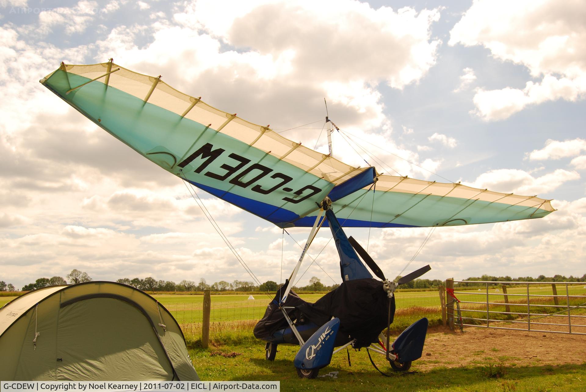 G-CDEW, 2004 Mainair Pegasus Quik C/N 8083, Attending the Clonbullogue Fly-in July 2011