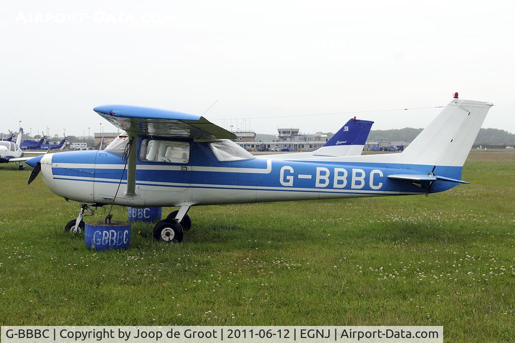 G-BBBC, 1973 Reims F150L C/N 0864, one of many light aircraft at Humberside