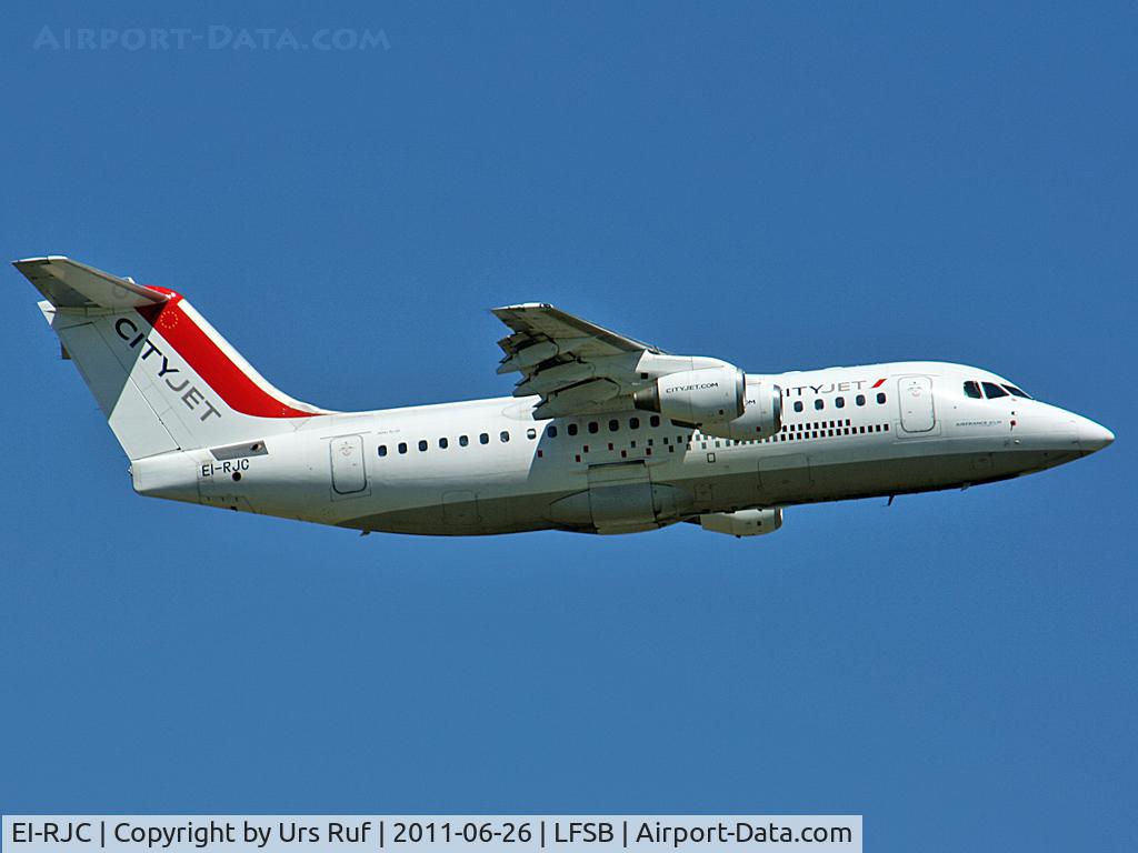 EI-RJC, 1998 British Aerospace Avro 146-RJ85 C/N E.2333, City Island Delta 3 departing to Amsterdam