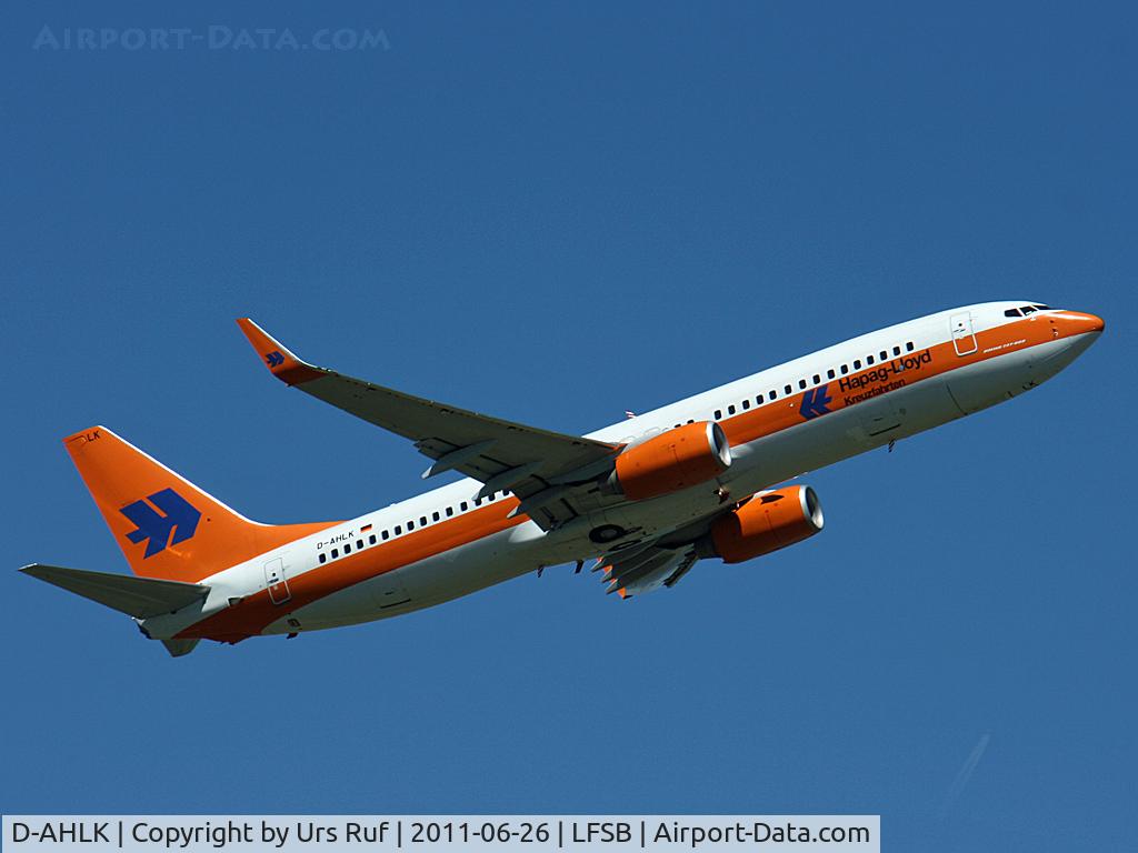 D-AHLK, 2008 Boeing 737-8K5 C/N 35143, twinjet 2214 departing to Las Palmas