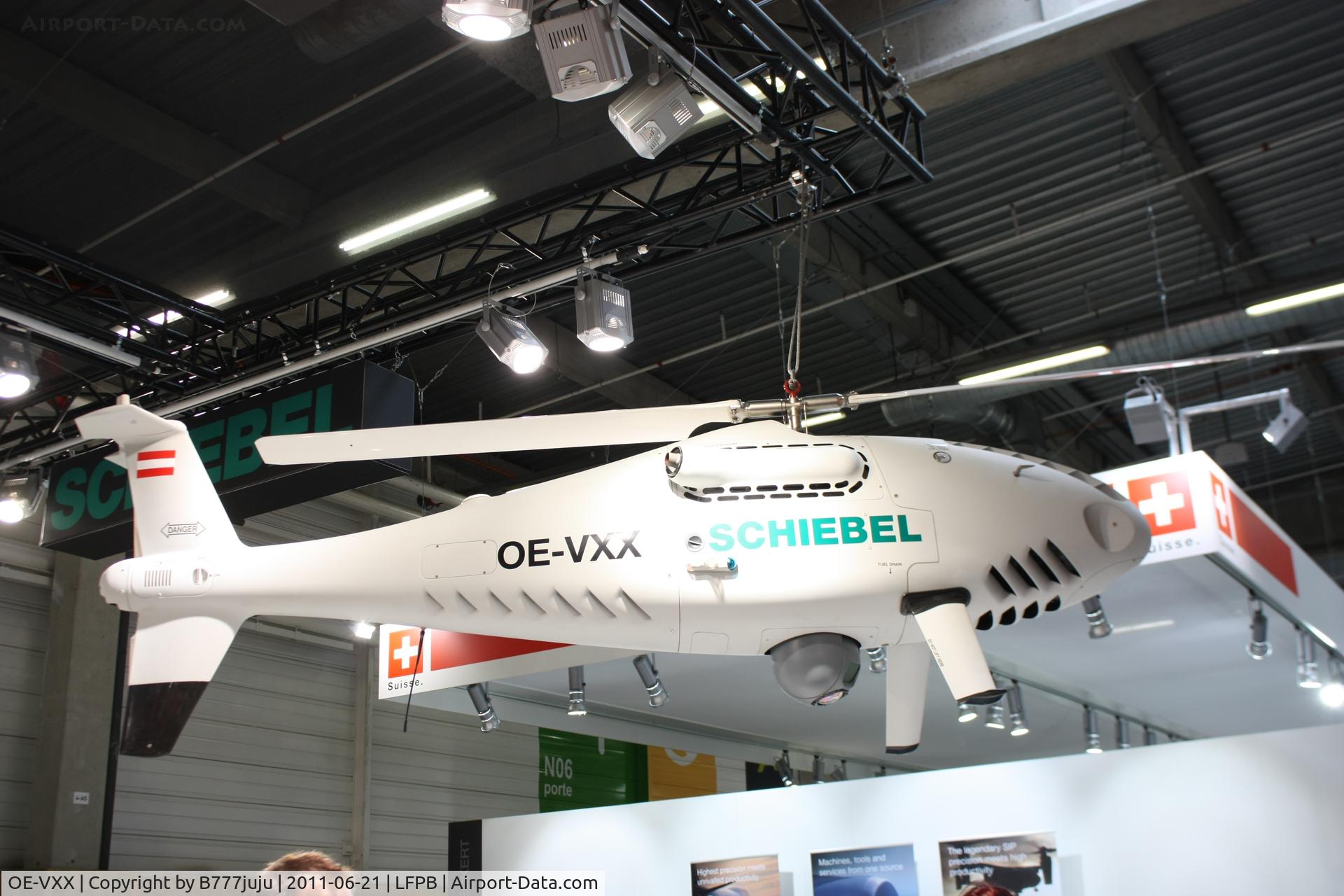 OE-VXX, Schiebel S-100 Camcopter C/N 0250, on display at SIAE 2011 ( 2 example on SIAE with same registration ????? )
