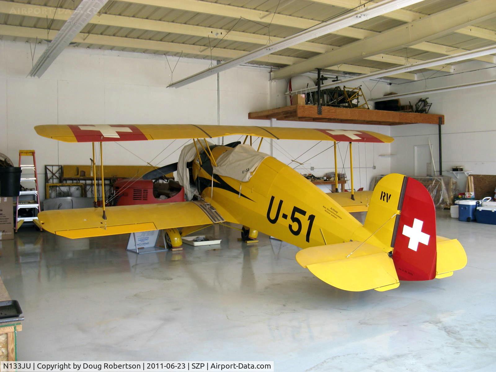 N133JU, 1936 Bucker Bu-133C Jungmeister C/N 1001, 1936 Bucker BU.133C JUNGMEISTER, Siemens-Halske SH 14 A-4 160 Hp radial. FIRST PRODUCTION JUNGMEISTER!