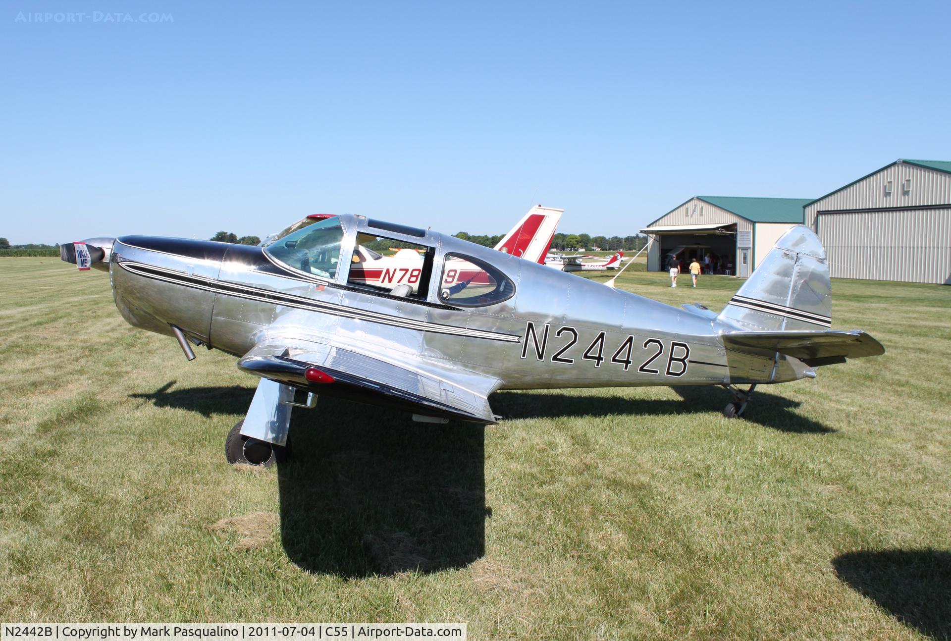 N2442B, 1950 Temco GC-1B Swift C/N 3742, Swift GC-1B