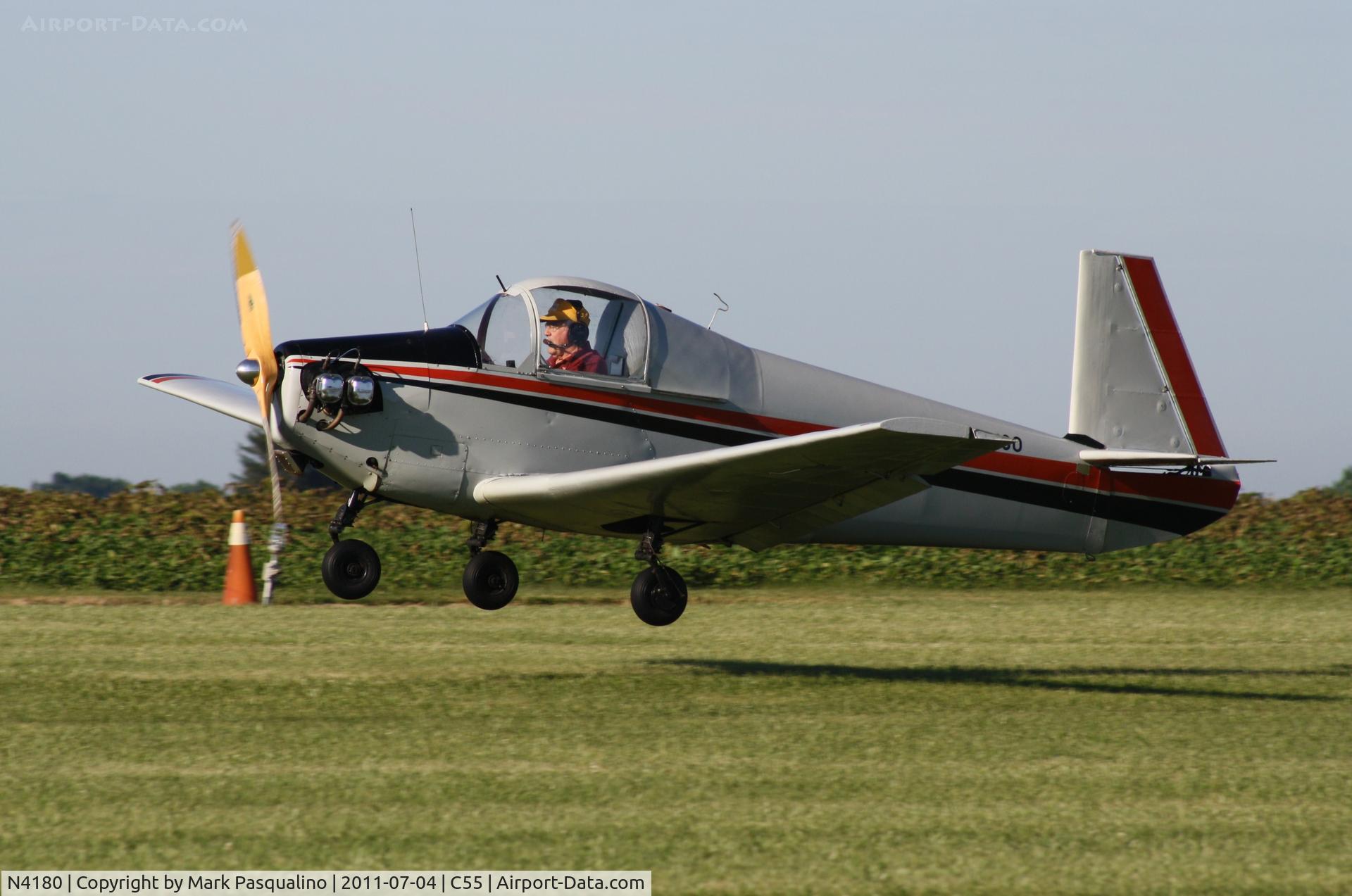 N4180, 1955 Mooney M-18C 55 C/N 345, Mooney M-18C