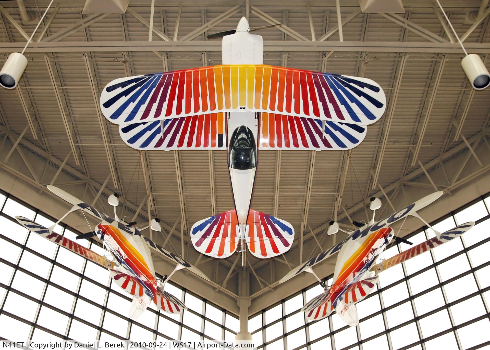 N41ET, 1979 Christen Eagle 1 C/N 0002 (N41ET), This is one of three Christen Eagles on display in the lobby of the EAA AirVenture Museum.