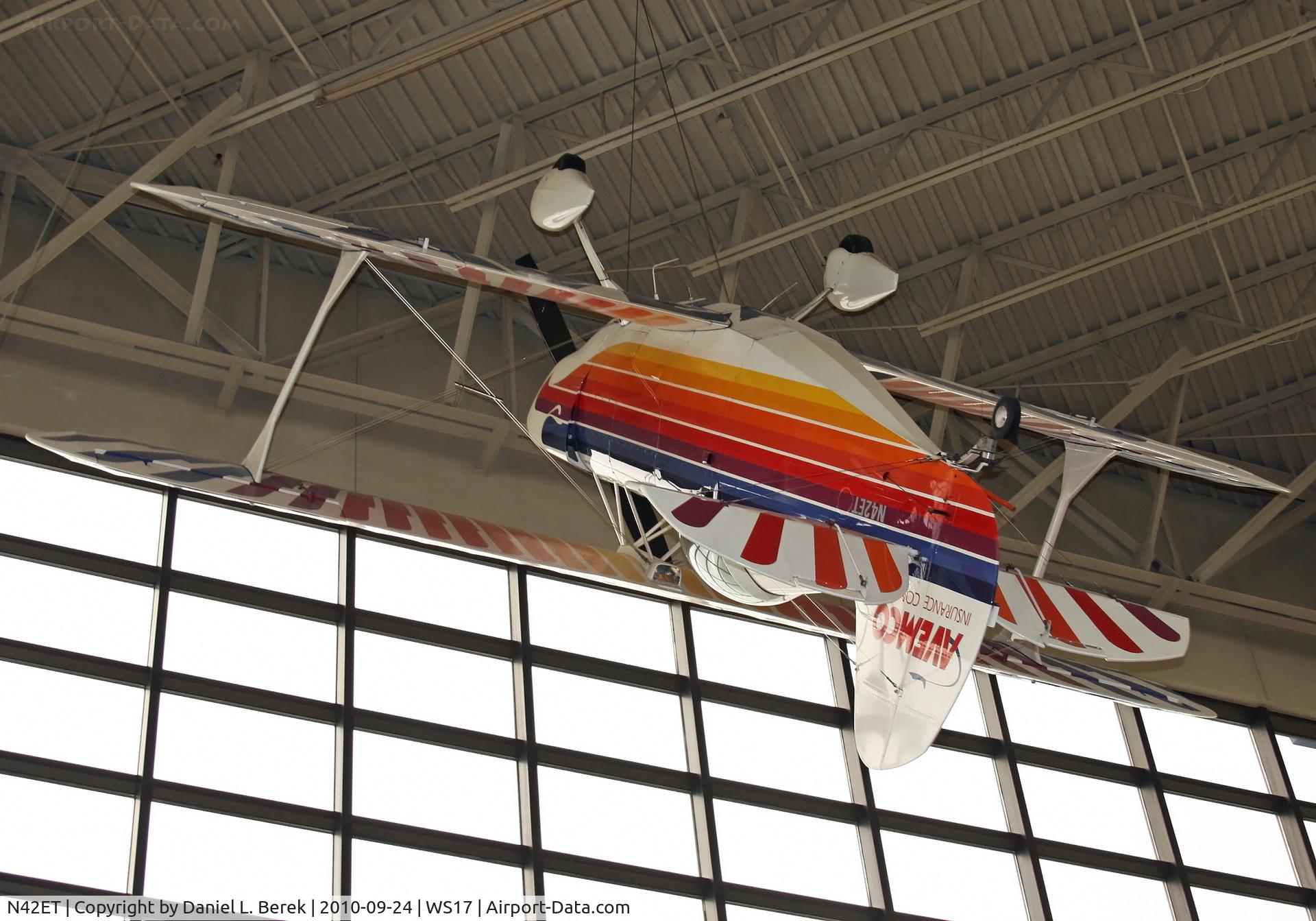 N42ET, 1979 Christen Eagle 1 C/N 0003, This is one of three Christen Eagles on display in the lobby of the EAA AirVenture Museum.