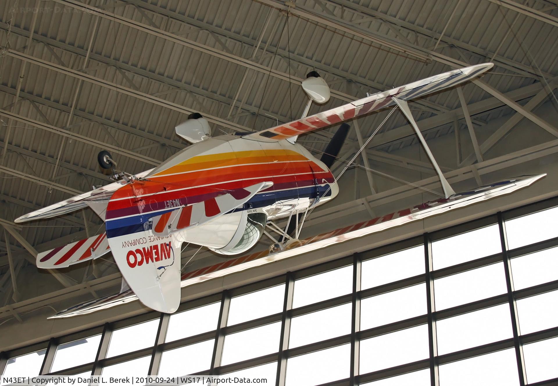 N43ET, 1979 Christen Eagle I C/N 0004, This is one of three Christen Eagles on display in the lobby of the EAA AirVenture Museum.