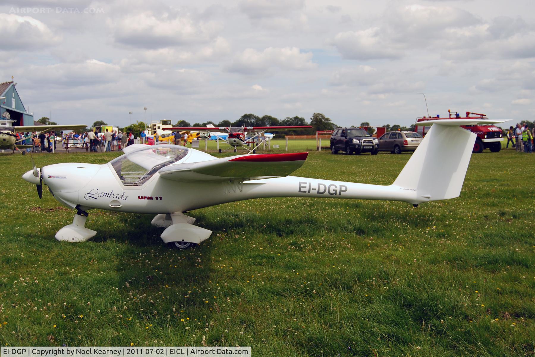 EI-DGP, Urban Air UFM-11 Lambada C/N 15/11, Attending the July fly-in at Clonbullogue Aerodrome.