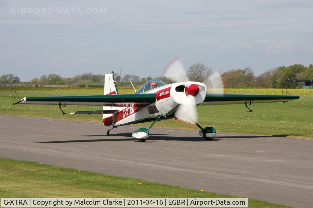 G-XTRA, 1987 Extra EA-230 C/N 12A, Extra EA230 at Breighton Airfield in April 2011.