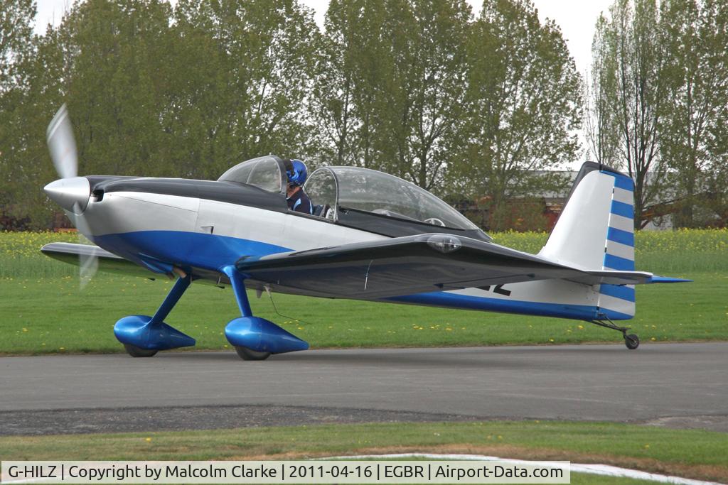 G-HILZ, 2006 Vans RV-8 C/N PFA 303-14471, Vans RV-8 at Breighton Airfield in April 2011.