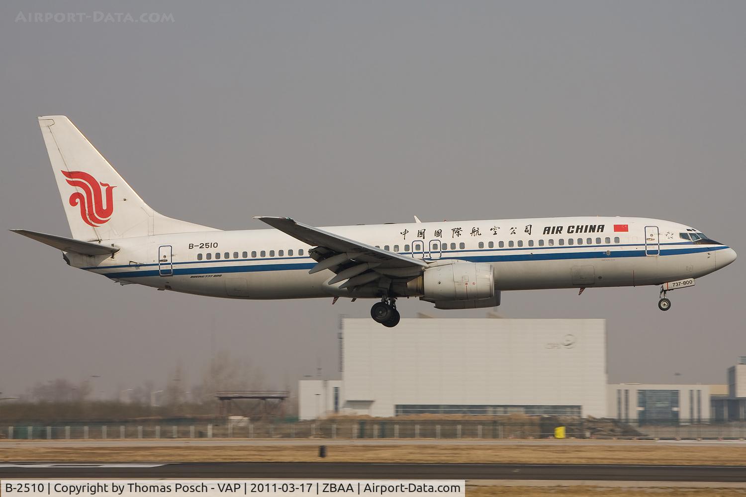 B-2510, 1999 Boeing 737-8Z0 C/N 30071, Air China