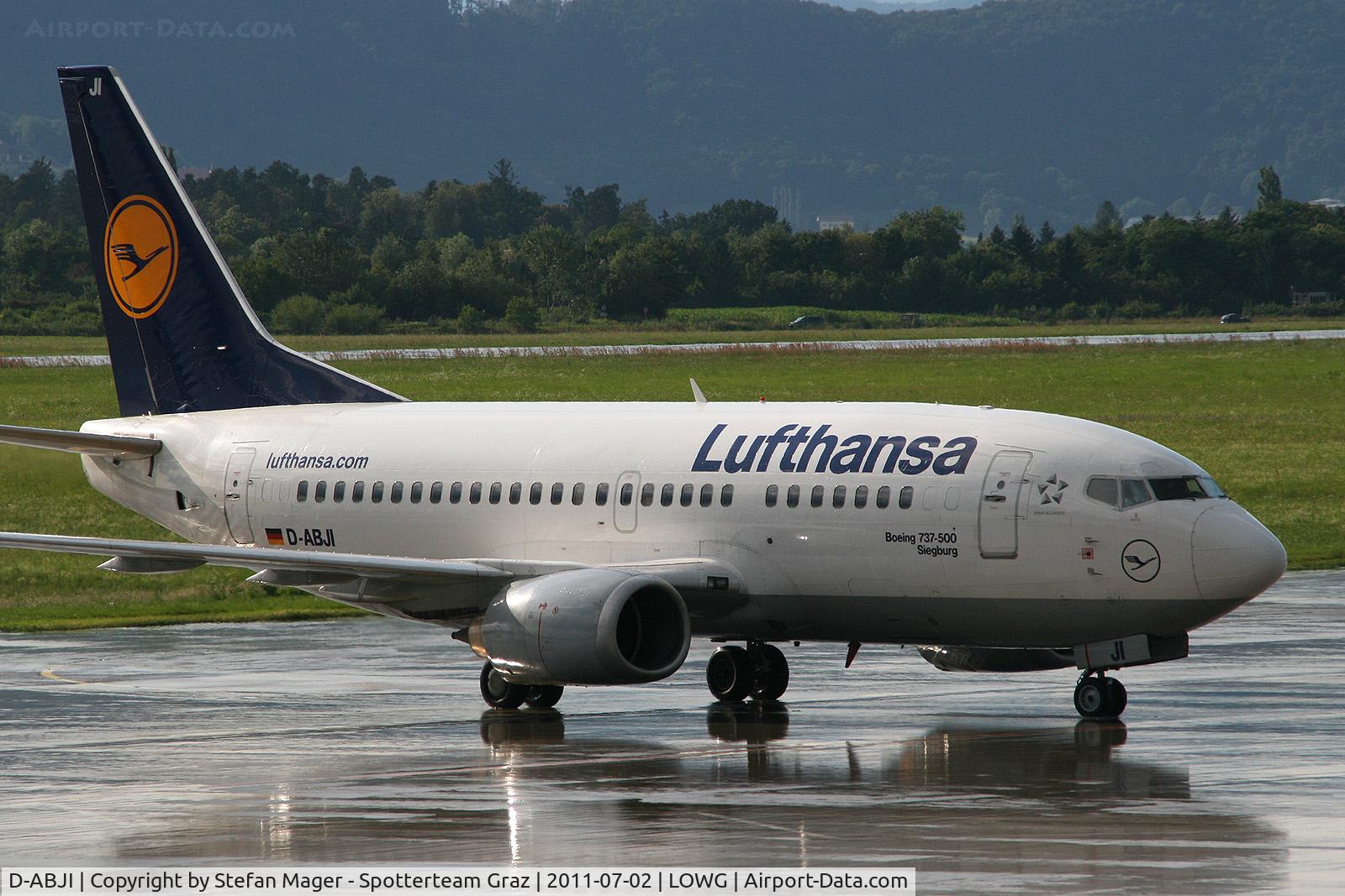 D-ABJI, 1991 Boeing 737-530 C/N 25358, Graz Airport