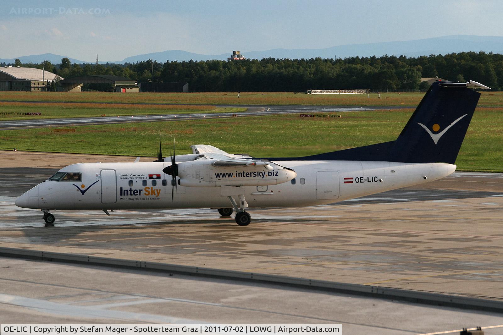 OE-LIC, 1997 De Havilland Canada DHC-8-314 Dash 8 C/N 503, Graz Airport / arriving from Naxos