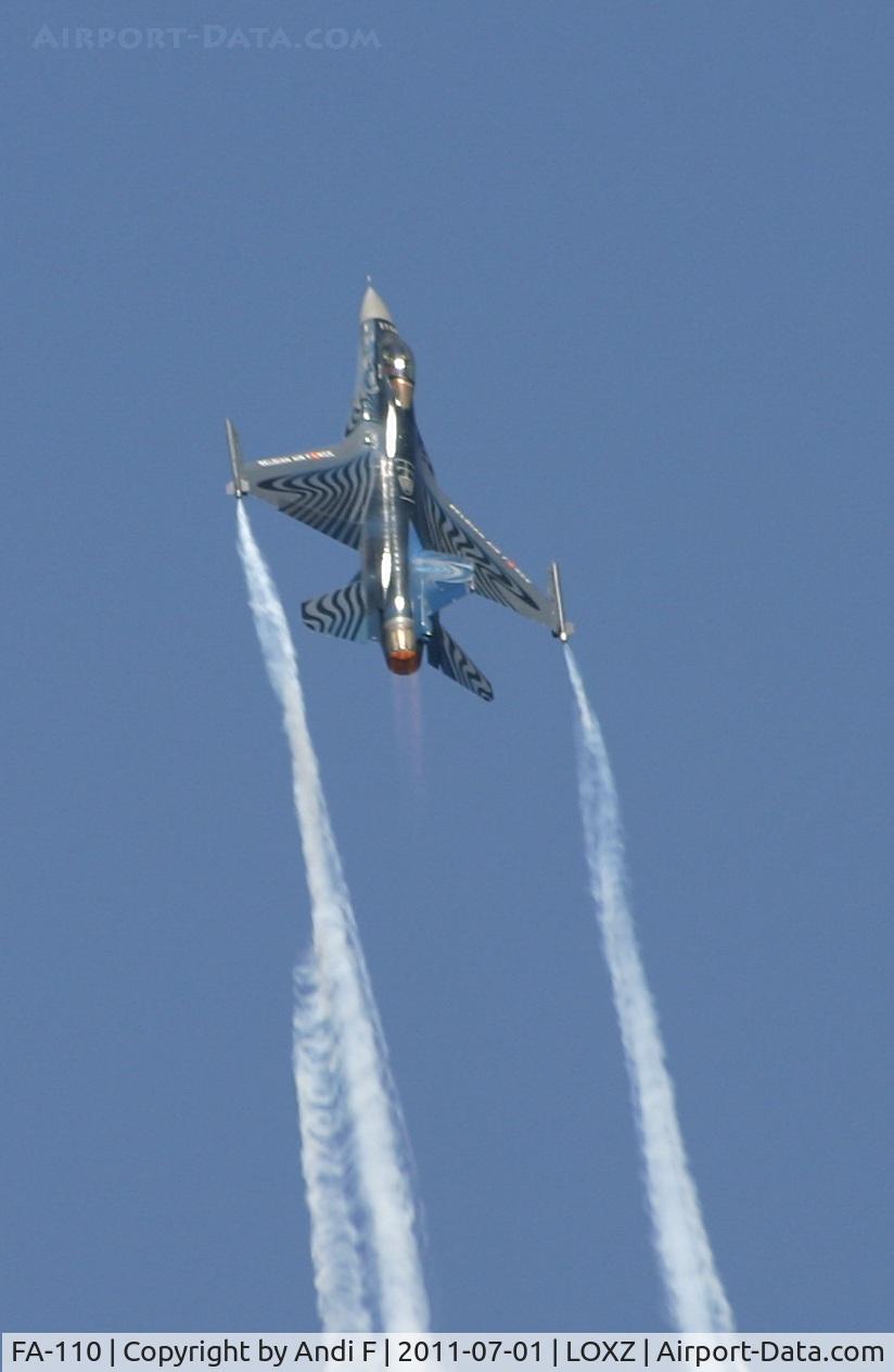 FA-110, SABCA F-16AM Fighting Falcon C/N 6H-110, Belgian Solo F-16