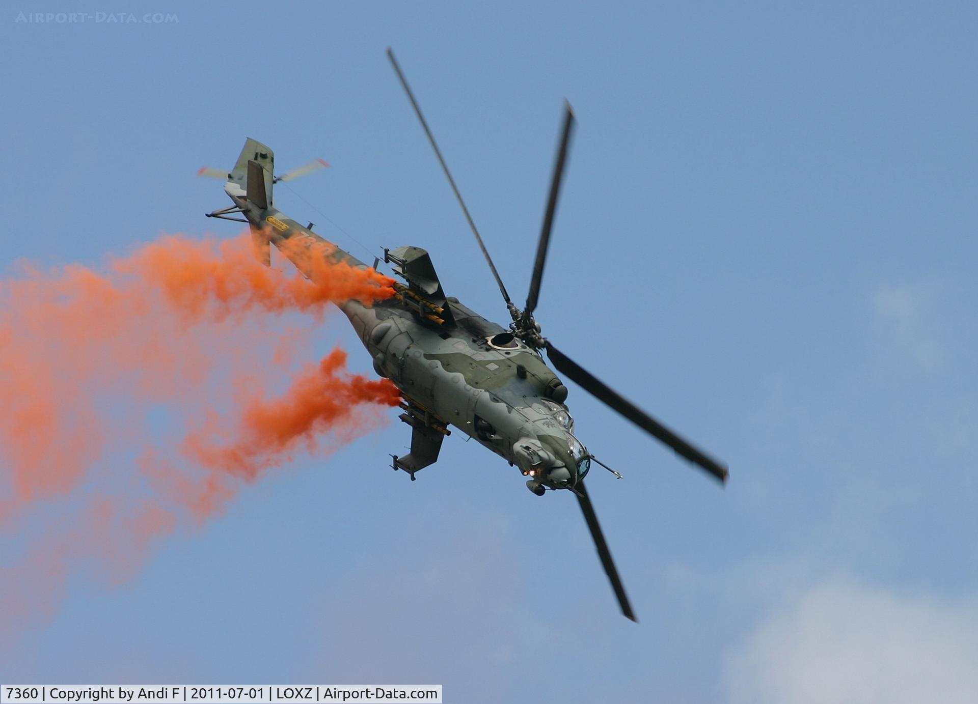 7360, Mil Mi-35 Hind E C/N 087360, at Airpower11