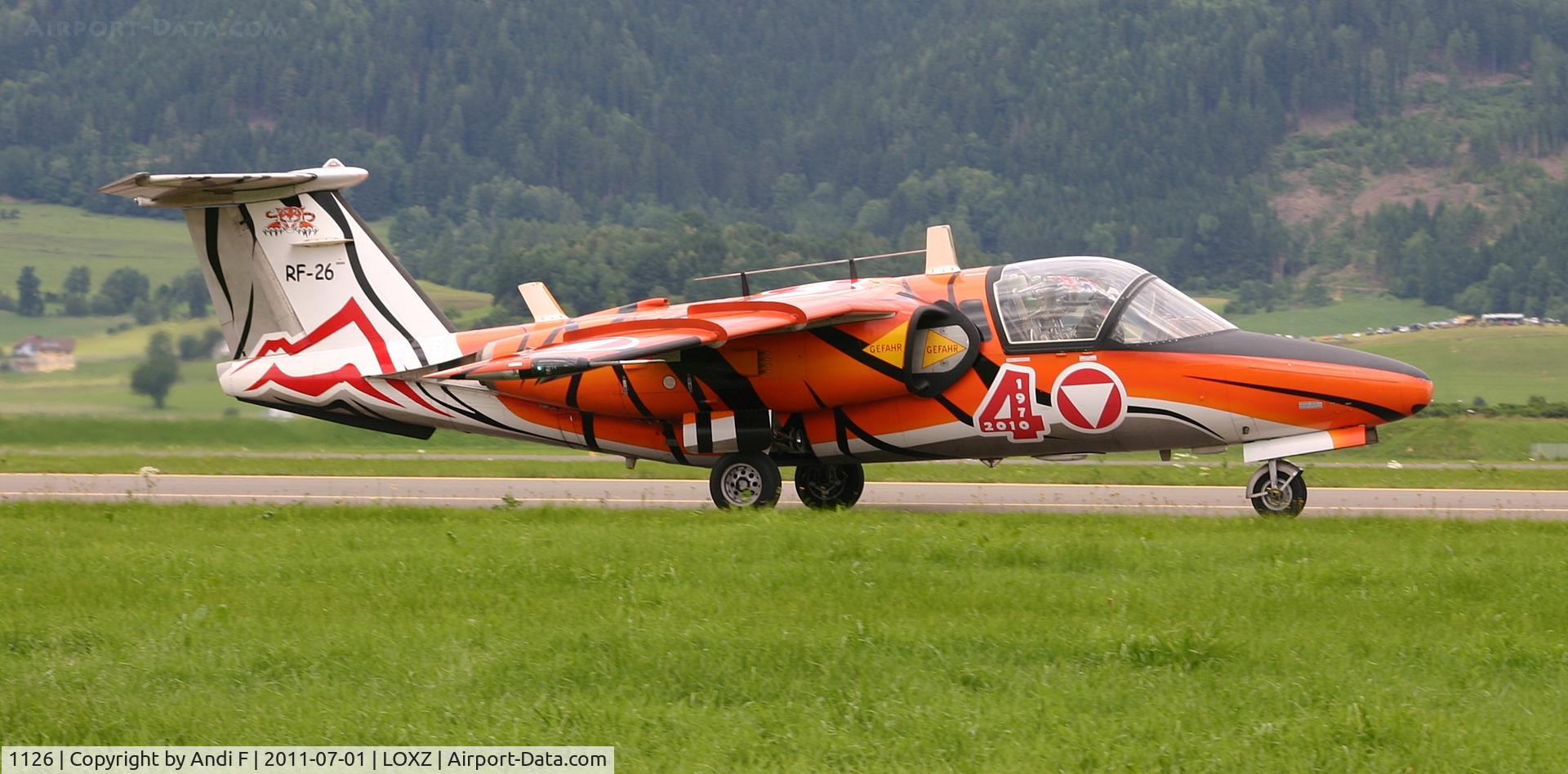 1126, Saab 105OE C/N 105426, at Airpower11