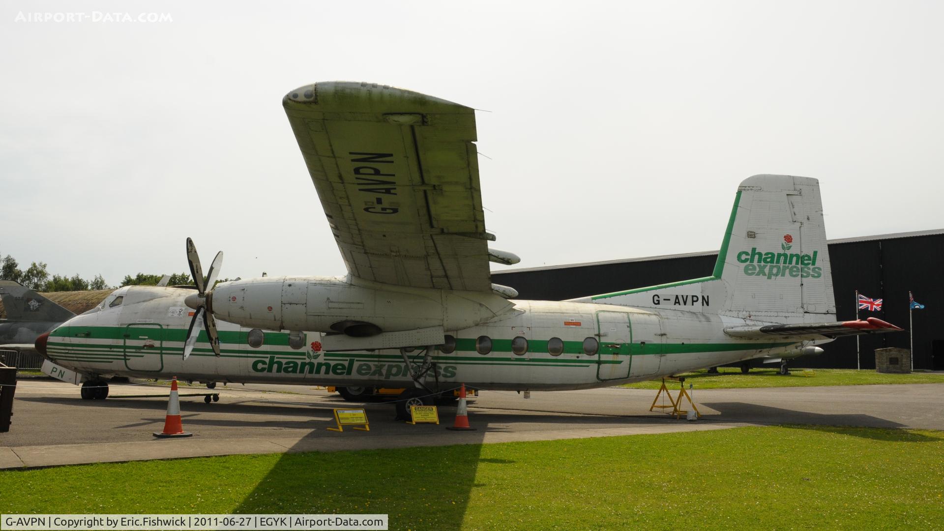 G-AVPN, 1964 Handley Page HPR-7 Herald 213 C/N 176, G-APVN at Yorkshire Air Museum